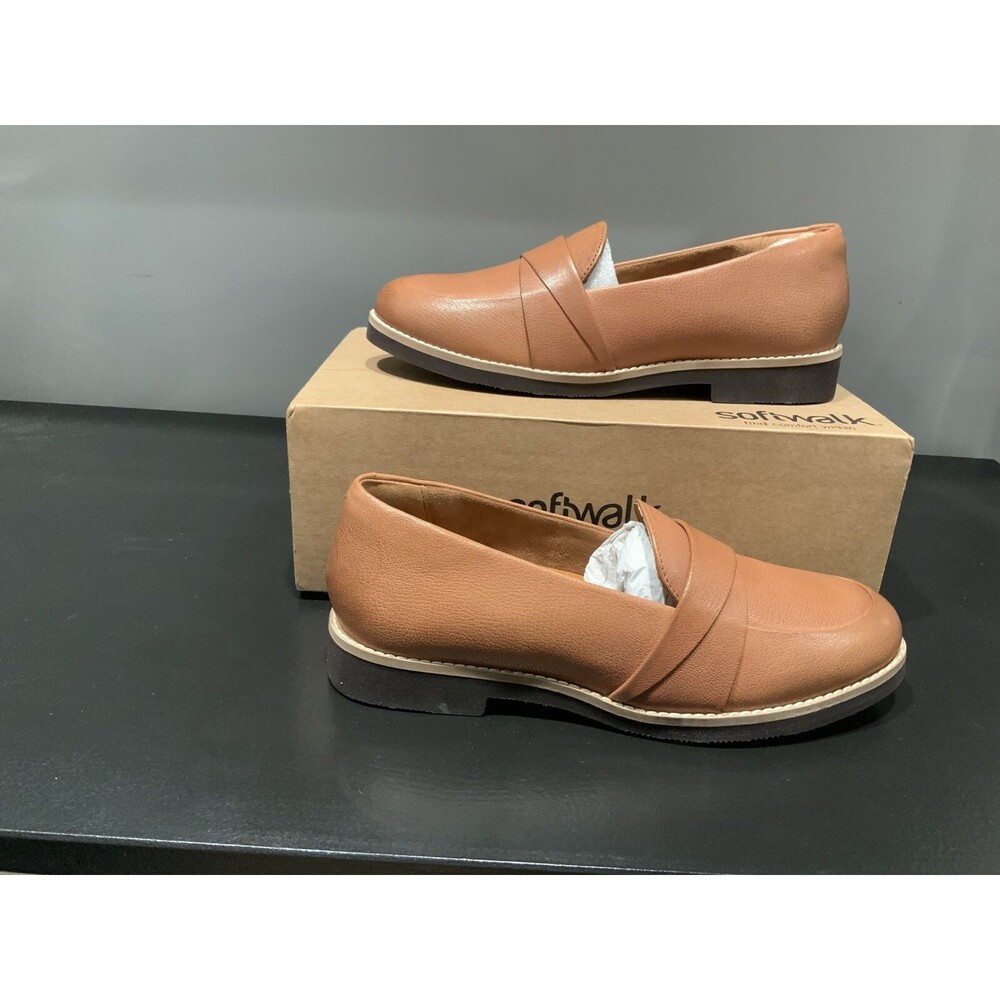 Softwalk Walsh Women's Leather Loafers Size 8
